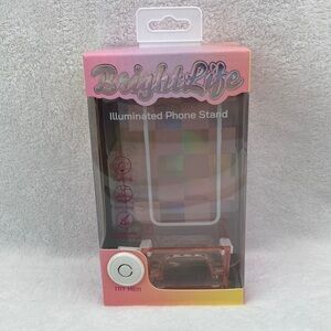 Bright Life Illuminated Phone Stand - Pink NIB